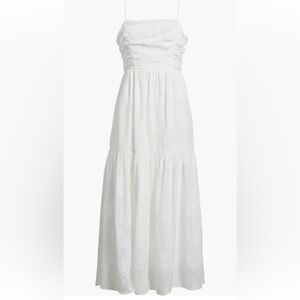 Chelsea28 jacquared bow back cutout dress/ size large